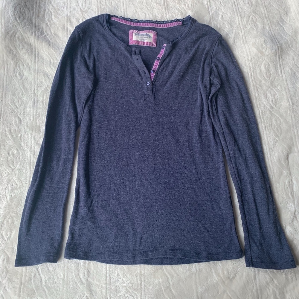 Blue long sleeve shirt